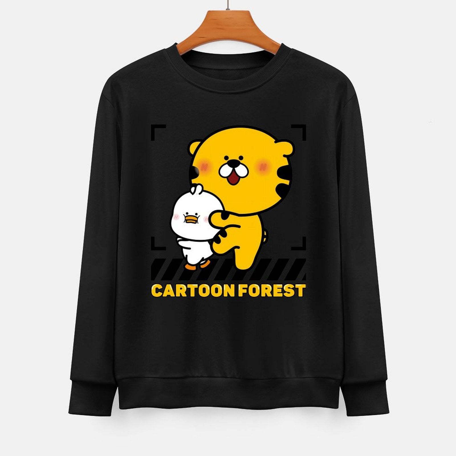 Front Patterned Long Sleeve TopNeat Colorfast